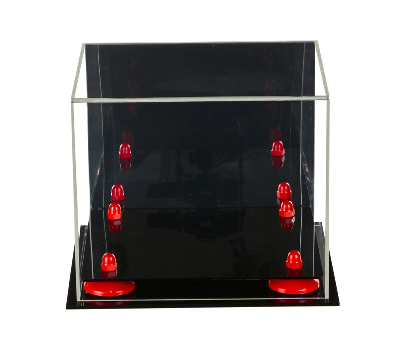 Baseball Cap<br>Display Case with<br>Mirror and Risers (A006)<br><sub>For MLB, NCAA, and more</sub>, Display Case, Better Display Cases, Better Display Cases - Better Display Cases