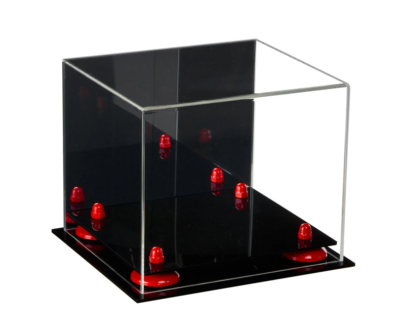 Baseball Cap<br>Display Case with<br>Mirror and Risers (A006)<br><sub>For MLB, NCAA, and more</sub>, Display Case, Better Display Cases, Better Display Cases - Better Display Cases