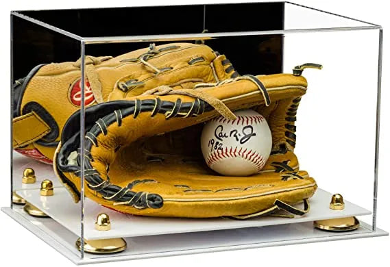 baseball display case for gloves for sale on Better Display Cases