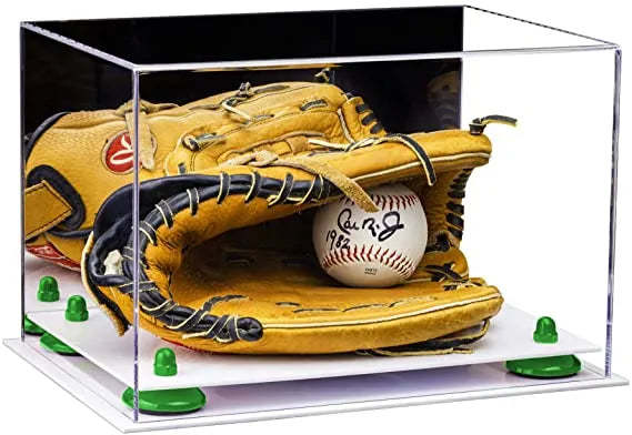 baseball display case for gloves for sale on Better Display Cases