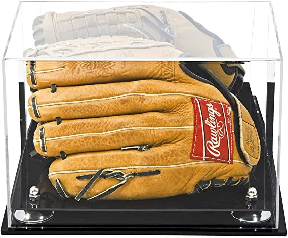 baseball display case for gloves for sale on Better Display Cases