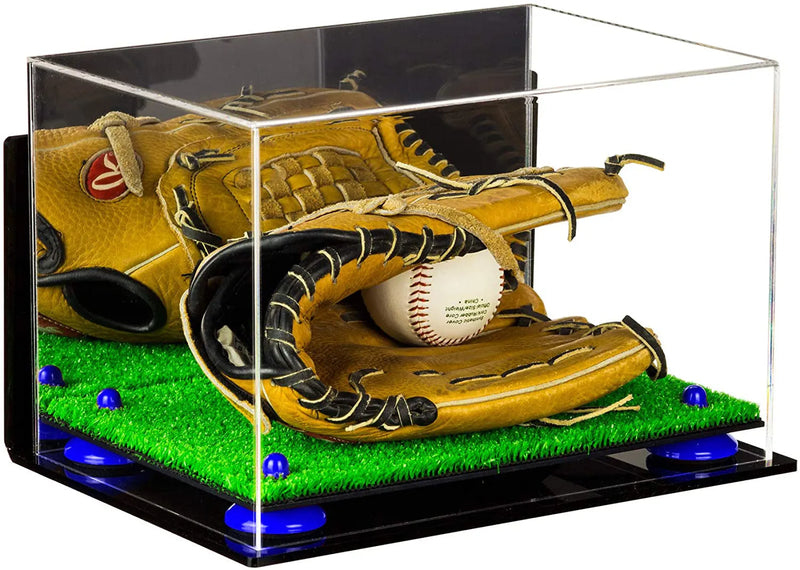 baseball display case for gloves for sale on Better Display Cases