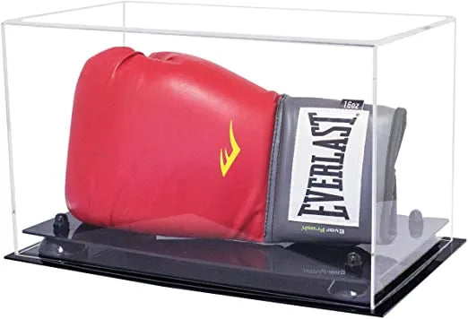 boxing glove display case | vertical for sale on Better Display Cases