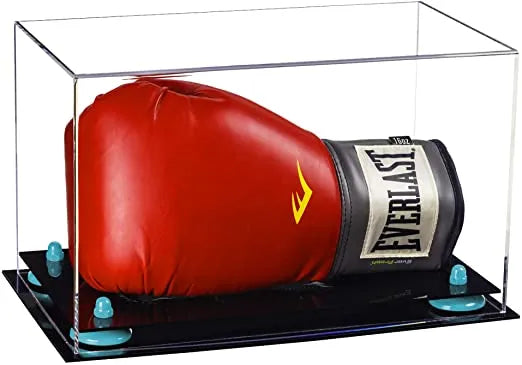 boxing glove display case | vertical for sale on Better Display Cases