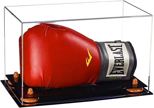 boxing glove display case | vertical for sale on Better Display Cases