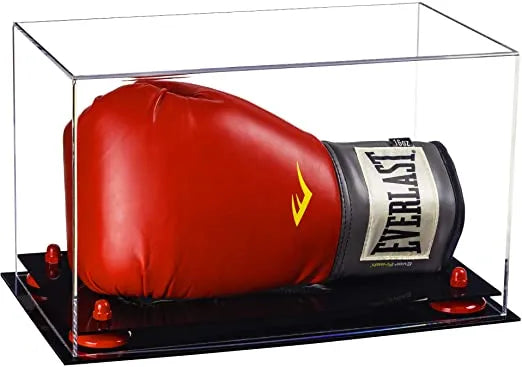 boxing glove display case | vertical for sale on Better Display Cases