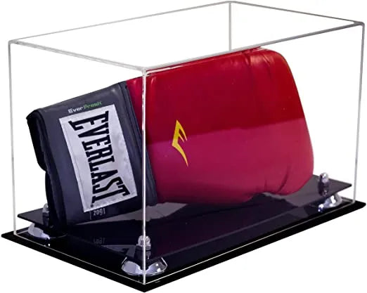 boxing glove display case | vertical for sale on Better Display Cases