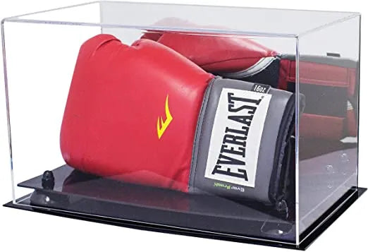 boxing glove display case | vertical for sale on Better Display Cases