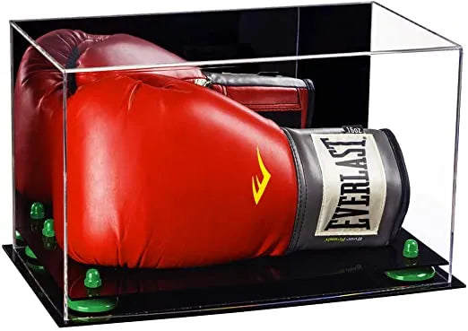 boxing glove display case | vertical for sale on Better Display Cases