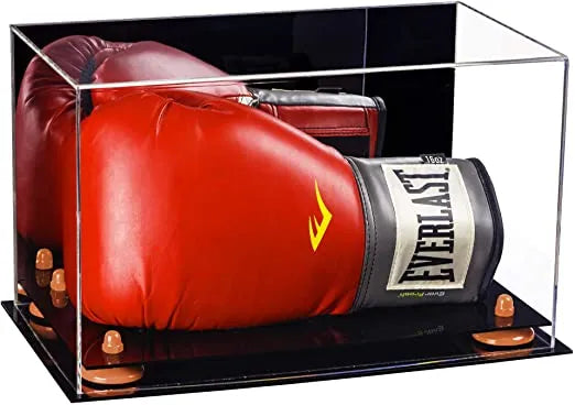 boxing glove display case | vertical for sale on Better Display Cases