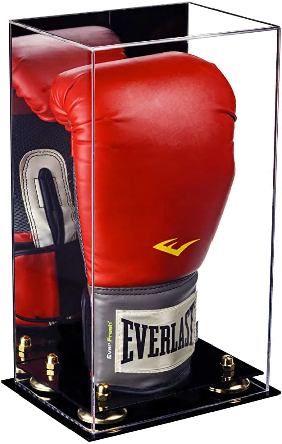 boxing glove display case | vertical for sale on Better Display Cases