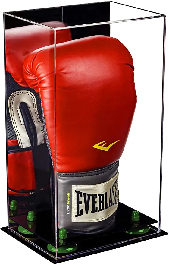 boxing glove display case | vertical for sale on Better Display Cases