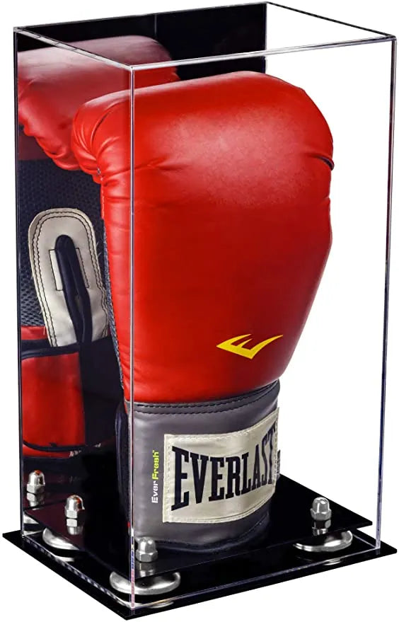 boxing glove display case | vertical for sale on Better Display Cases