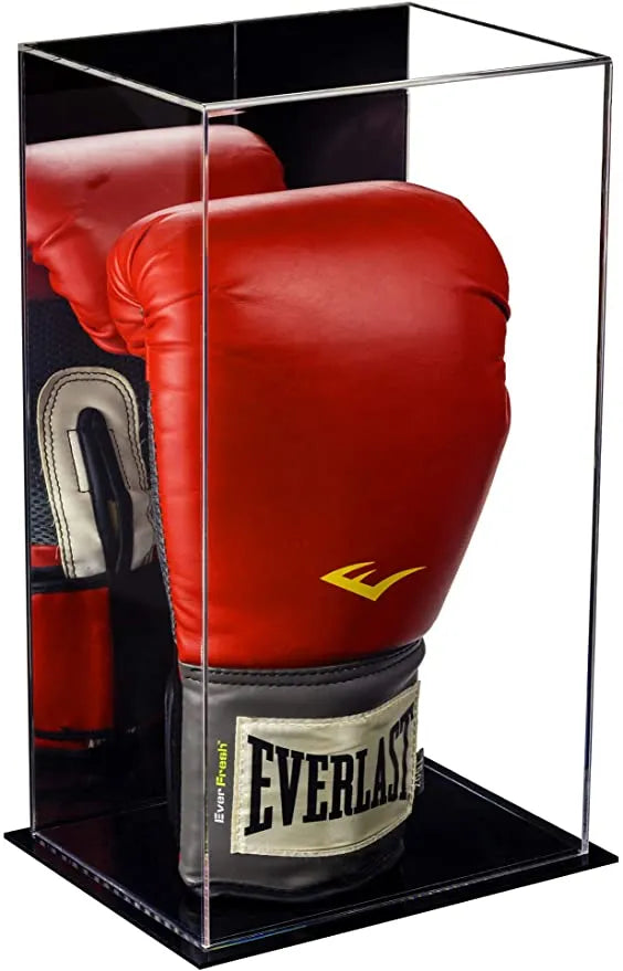 boxing glove display case | vertical for sale on Better Display Cases