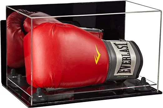 boxing glove display case | vertical for sale on Better Display Cases