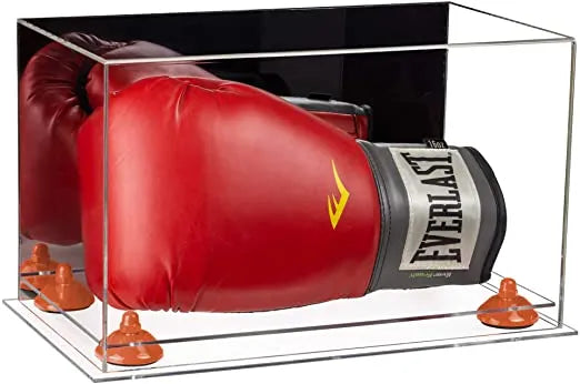 boxing glove display case | vertical for sale on Better Display Cases