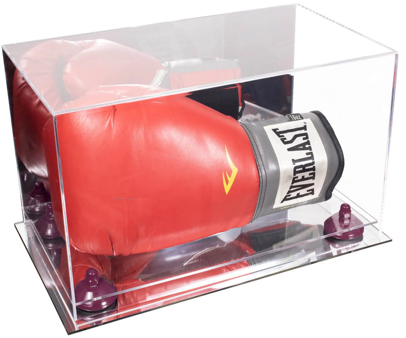 boxing glove display case | vertical for sale on Better Display Cases