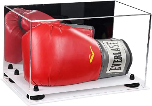 boxing glove display case | vertical for sale on Better Display Cases