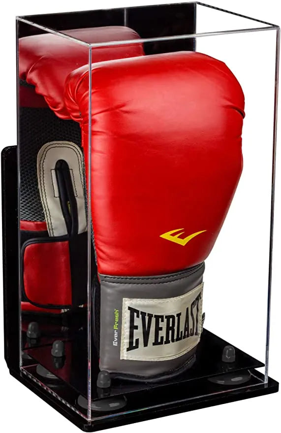 boxing glove display case | vertical for sale on Better Display Cases