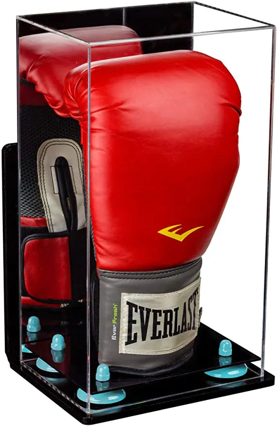 boxing glove display case | vertical for sale on Better Display Cases