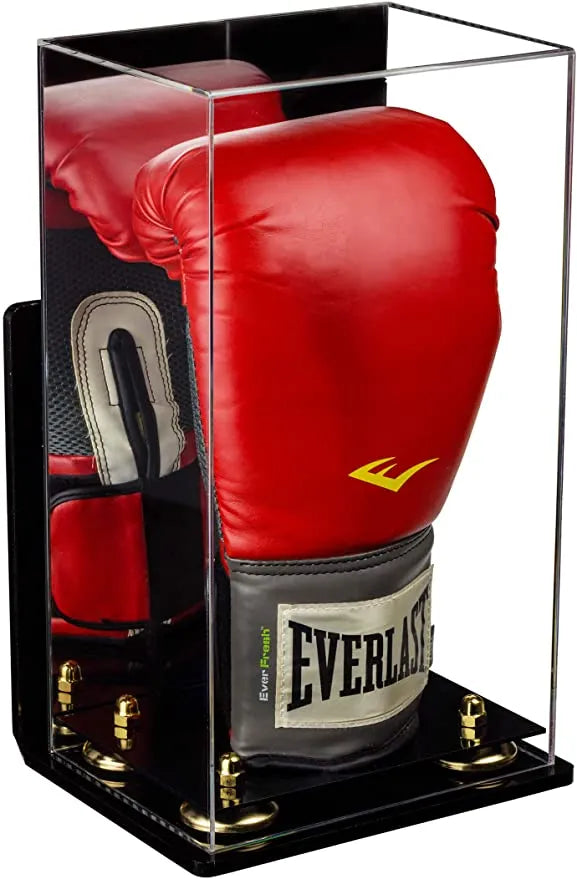 boxing glove display case | vertical for sale on Better Display Cases