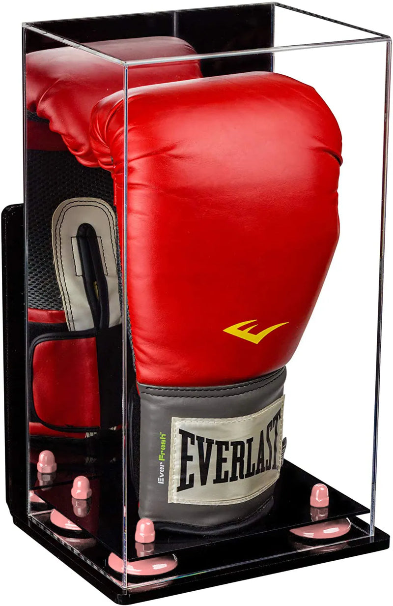 boxing glove display case | vertical for sale on Better Display Cases