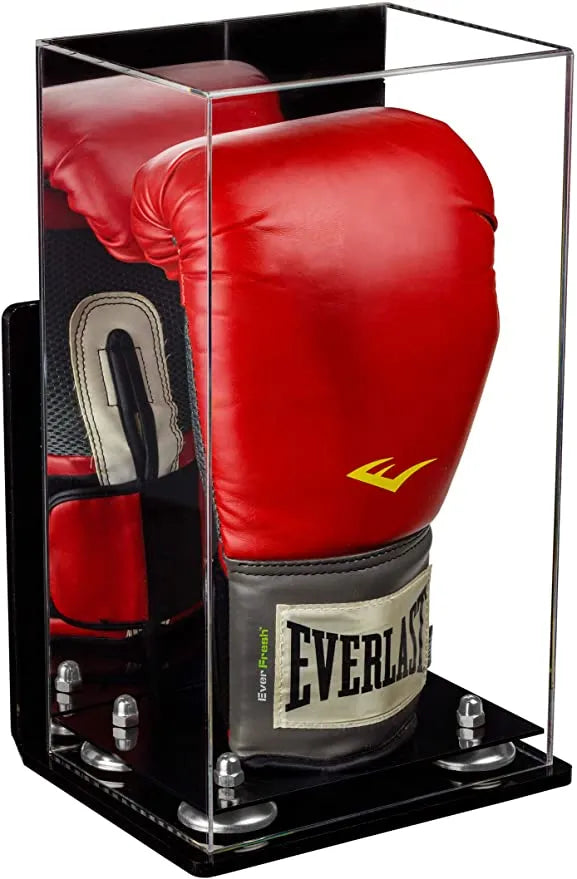 boxing glove display case | vertical for sale on Better Display Cases