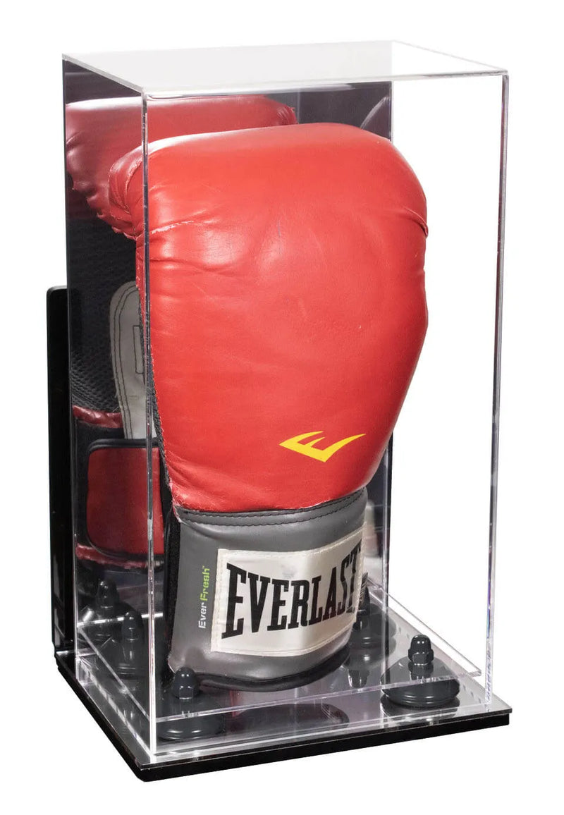 boxing glove display case | vertical for sale on Better Display Cases