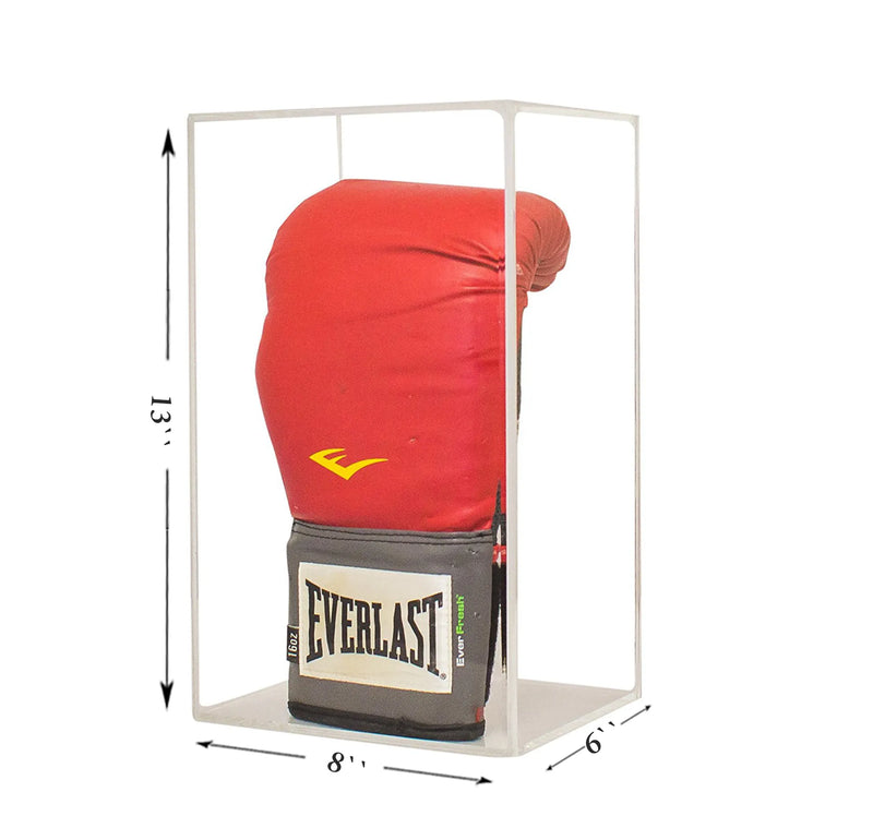 boxing glove display case | vertical for sale on Better Display Cases