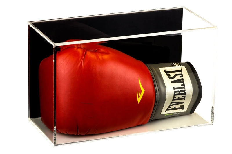 boxing glove display case | vertical for sale on Better Display Cases