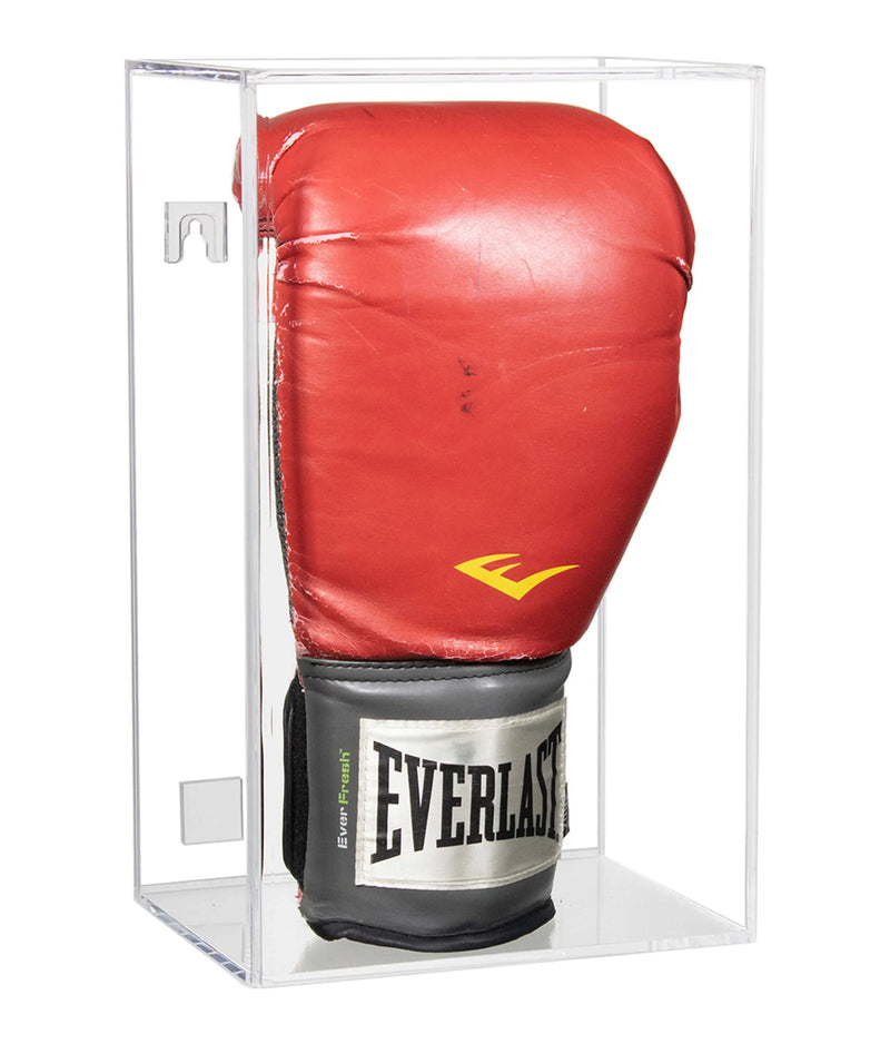 boxing glove display case | vertical for sale on Better Display Cases