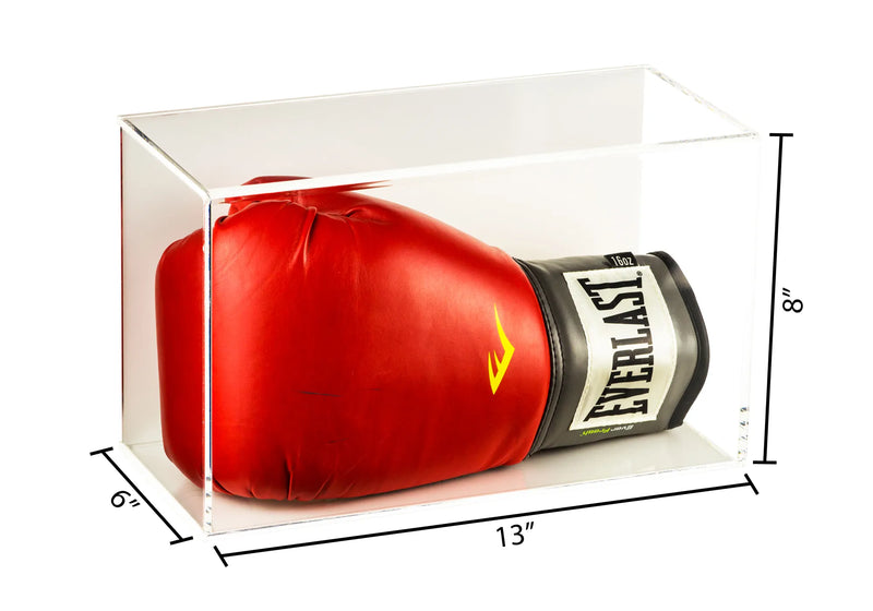 boxing glove display case | vertical for sale on Better Display Cases