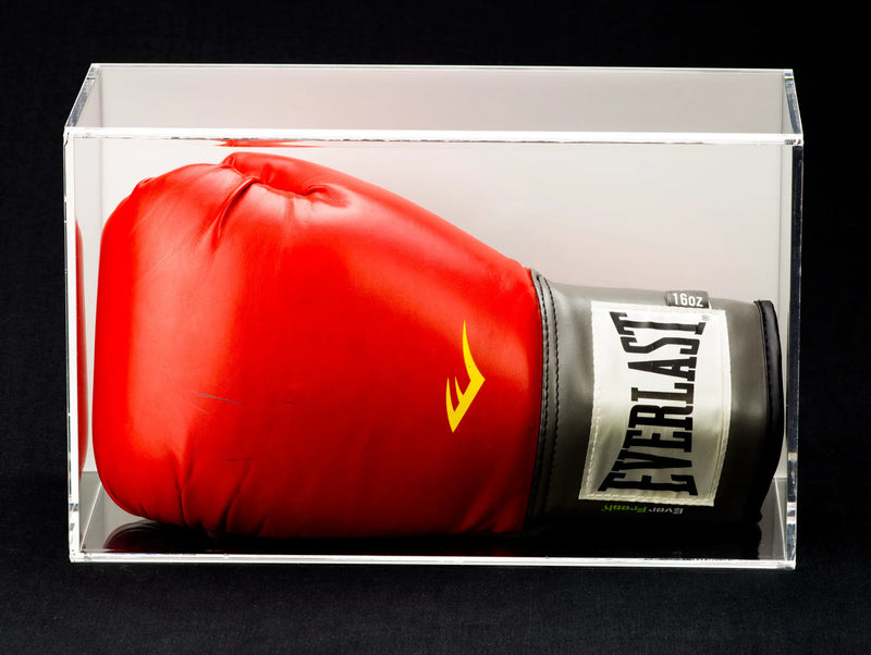 boxing glove display case | vertical for sale on Better Display Cases