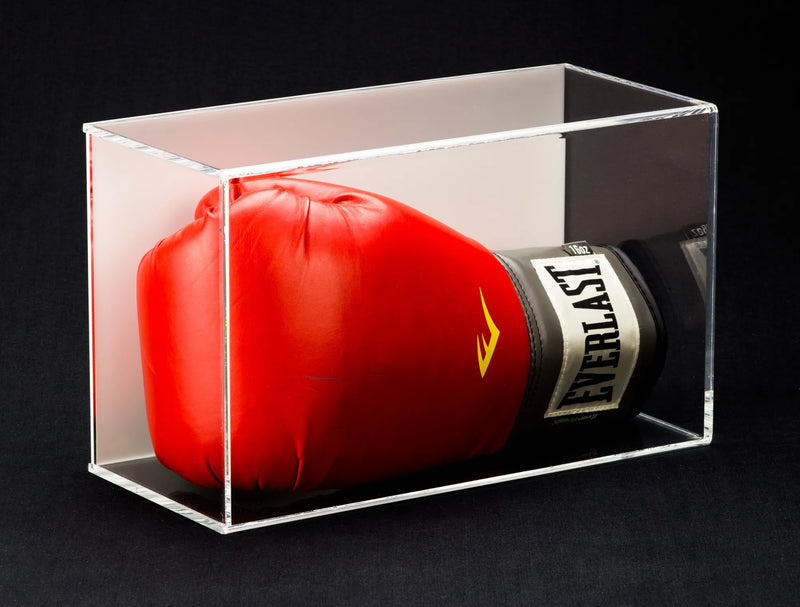 boxing glove display case | vertical for sale on Better Display Cases