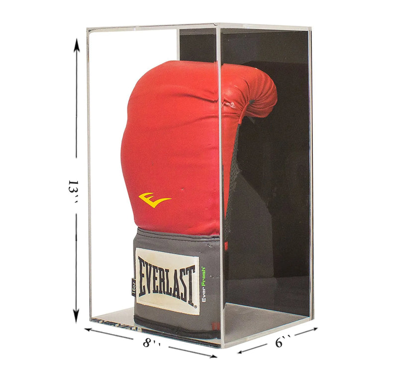 boxing glove display case | vertical for sale on Better Display Cases