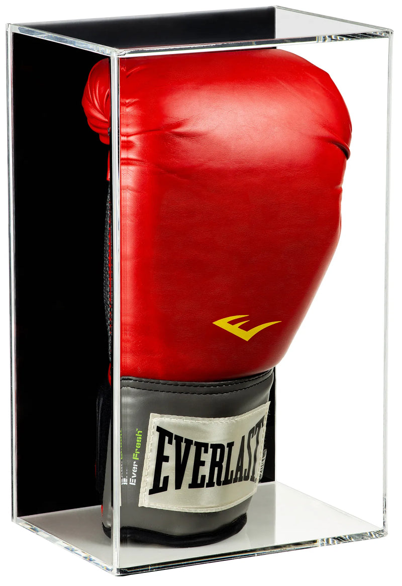 boxing glove display case | vertical for sale on Better Display Cases