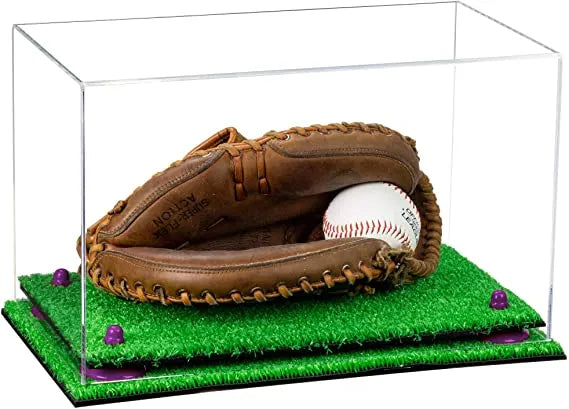 baseball display case for gloves for sale on Better Display Cases