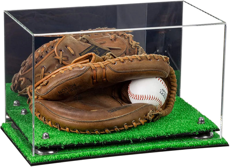 baseball display case for gloves for sale on Better Display Cases