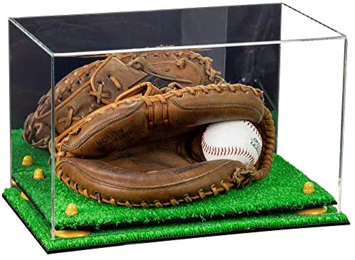 baseball display case for gloves for sale on Better Display Cases