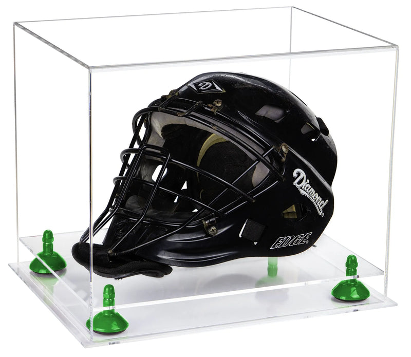 hocket mask display case for sale at better display cases