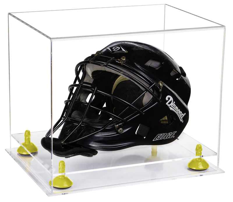 hocket mask display case for sale at better display cases