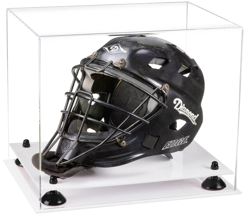 goalie mask display case for sale at better display cases