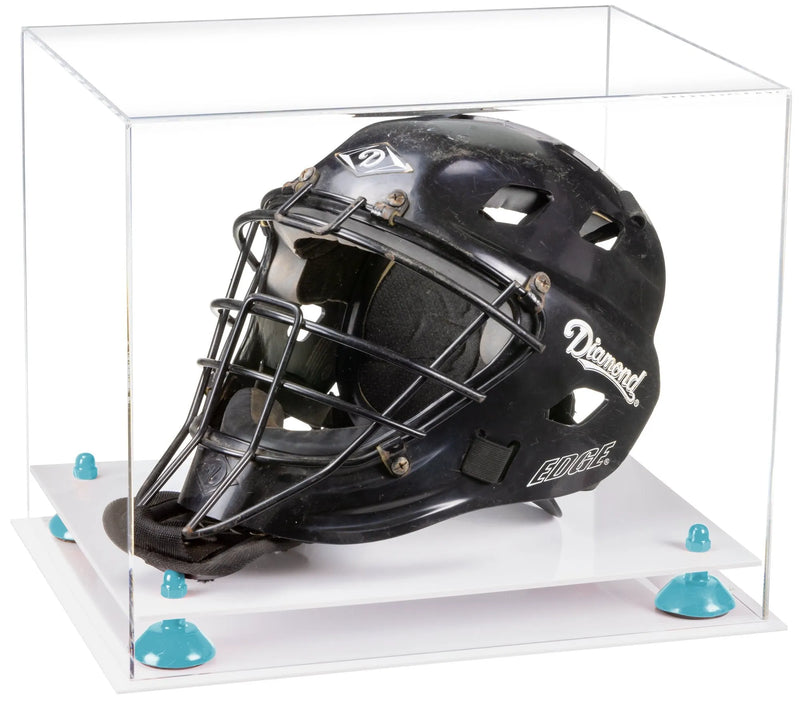 goalie mask display case for sale at better display cases