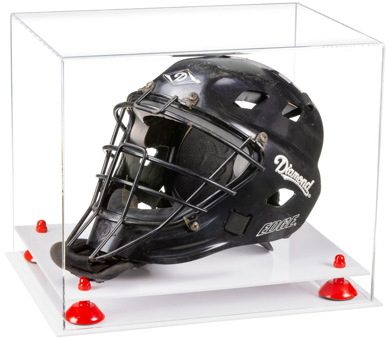 goalie mask display case for sale at better display cases