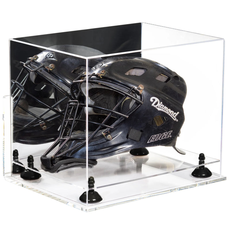 Acrylic Catchers or Goalie Helmet Display Case - Mirror Wall Mounts (A002/V44)