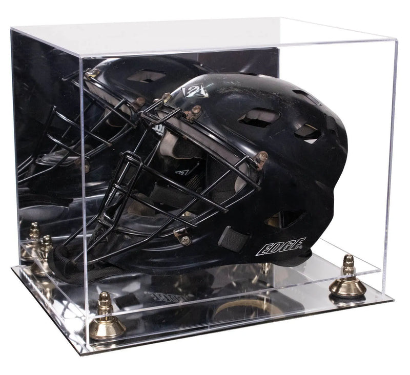 hocket mask display case for sale at better display cases