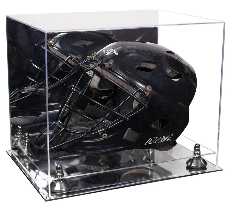 goalie mask display case for sale at better display cases