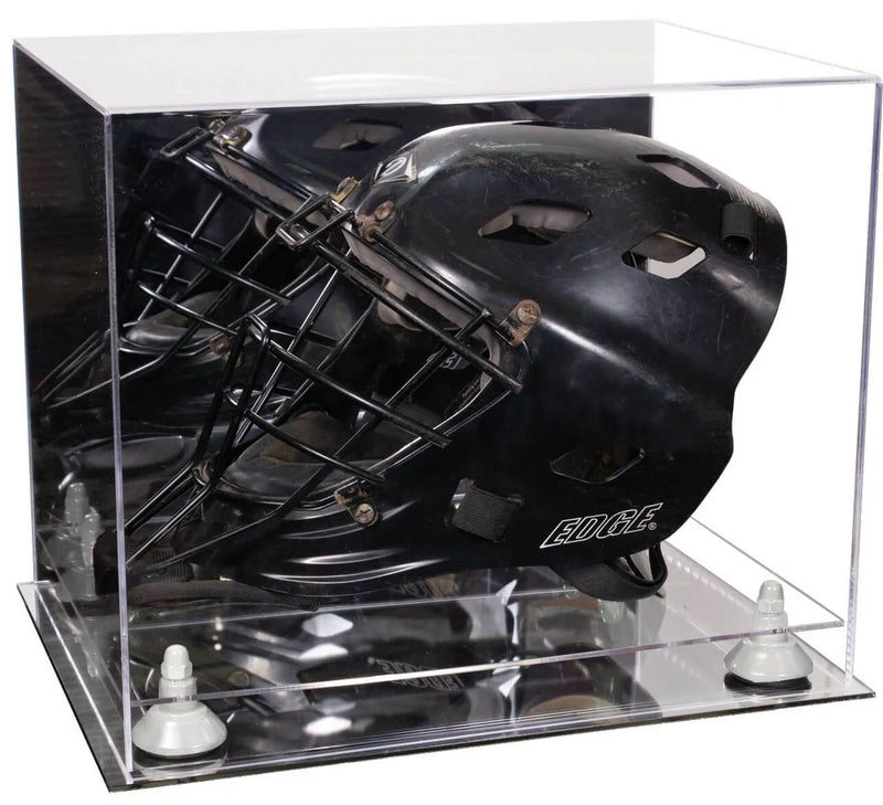 goalie mask display case for sale at better display cases