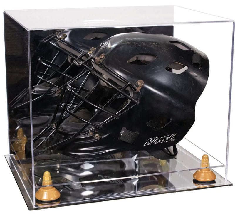 hocket mask display case for sale at better display cases