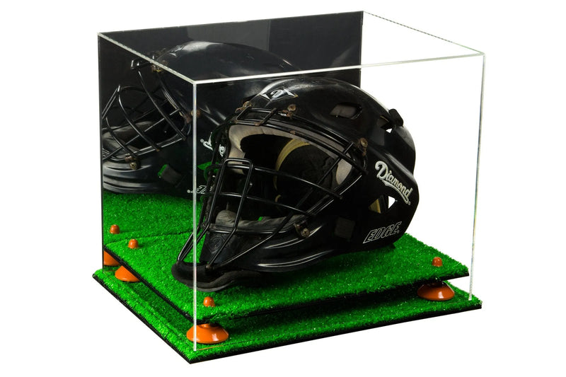 hocket mask display case for sale at better display cases